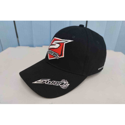 SWORKz černá BASEBALL čepice 2.0, černá s LOGEM SWORKz
