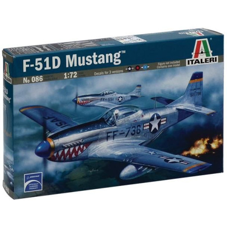 Model Kit letadlo 0086 - F-51D MUSTANG (1:72)