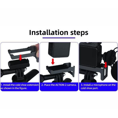 DJI Action 2 - Adaptér pro prodlužovací CNC Cold Shoe