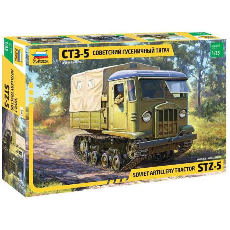 Model Kit military 3663 - STZ-5 Soviet artillery tractor (1:35)