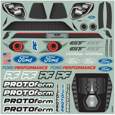 PROTOform karosérie 1:10 Ford GT LP (šasi 190mm s nízkými tlumiči)