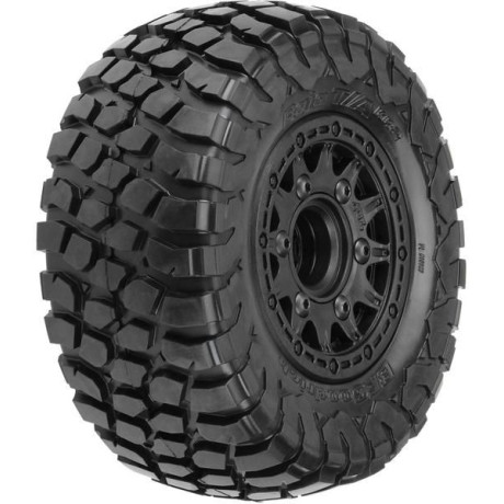 Pro-Line kolo 2.2/3.0", pneu BFG KR2 M2 SC, disk Raid H12 černý (2)