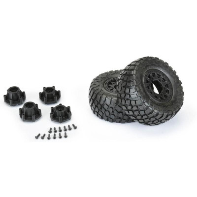 Pro-Line kolo 2.2/3.0", pneu BFG KR2 M2 SC, disk Raid H12 černý (2)