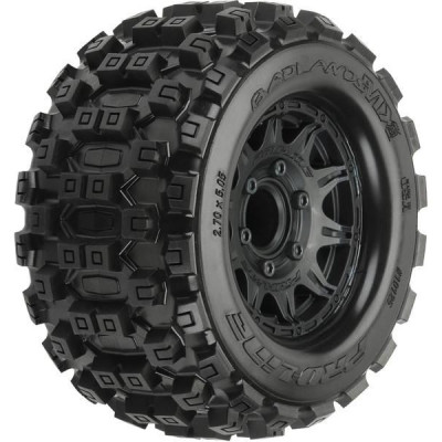Pro-Line kolo 2.8", pneu Badlands MX28, disk Raid H12 černý (2)