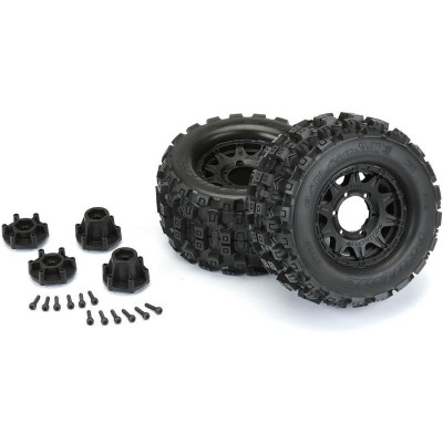 Pro-Line kolo 2.8", pneu Badlands MX28, disk Raid H12 černý (2)