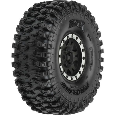 Pro-Line kolo 1.9", pneu Hyrax Predator, disk Impulse H12 černo-stříbrný (2)