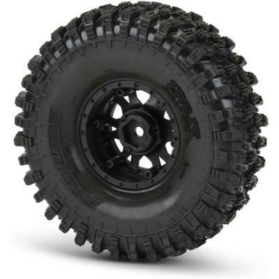 Pro-Line kolo 1.9", pneu Hyrax G8, disk Impulse H12 černo-stříbrný (2)