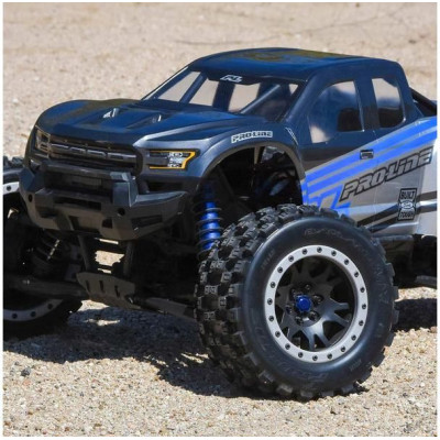 Pro-Line kolo 4.3", pneu Badlands MX43 Pro-Loc, disk Impulse H24mm černo-šedý (2) (X-Maxx)