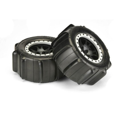 Pro-Line kolo 4.3", pneu Sling Shot Pro-Loc, disk Impulse H24 černo-šedý (2) (X-Maxx)