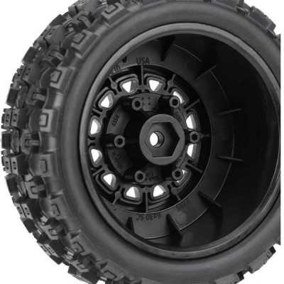 Pro-Line kolo 2.2/3.0", pneu Badlands MX M2, disk Raid H12 černý (2)