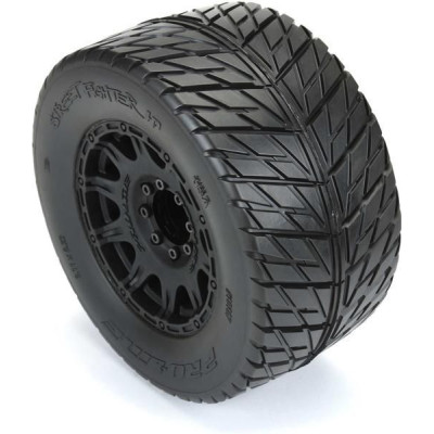 Pro-Line kolo 3.8", pneu Street Fighter HP Belted, disk Raid H17 černý (2)