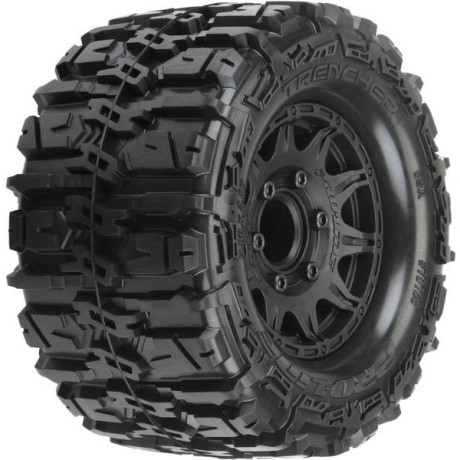 Pro-Line kolo 2.8", pneu Trencher HP Belted, disk Raid H12 černý (2)