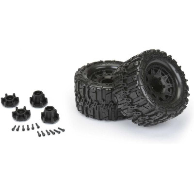 Pro-Line kolo 2.8", pneu Trencher HP Belted, disk Raid H12 černý (2)