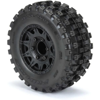 Pro-Line kolo 2.8", pneu Badlands MX28 Belted, disk Raid H12 černý (2)