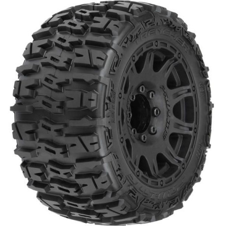 Pro-Line kolo 3.8", pneu Trencher LP, disk Raid H17 černý (2)