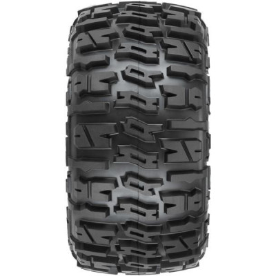 Pro-Line kolo 3.8", pneu Trencher LP, disk Raid H17 černý (2)