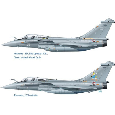 Model Kit letadlo 1319 - RAFALE M OPERATIONS EXTERIEURES 2011 (1:72)