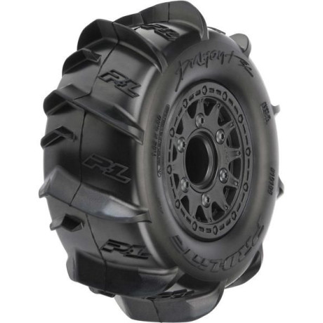 Pro-Line kolo 2.2/3.0", pneu Dumont, disk Raid H12 černý (2)