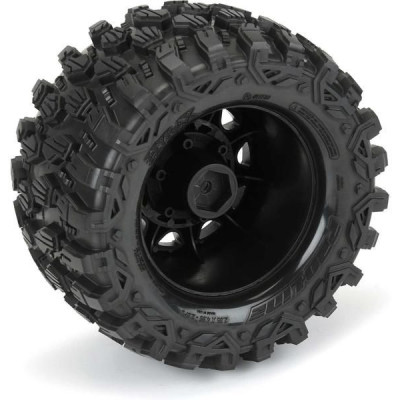 Pro-Line kolo 2.8", pneu Hyrax, disk Raid H12 černý (2)