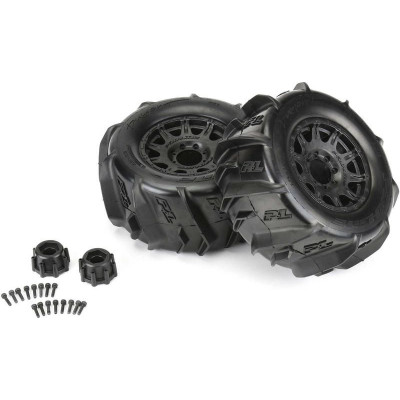 Pro-Line kolo 3.8", pneu Dumont, disk Raid H17 černý (2)