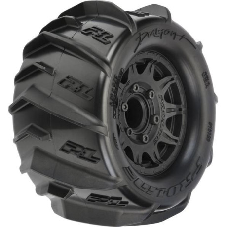 Pro-Line kolo 2.8", pneu Dumont, disk Raid H12 černý (2)