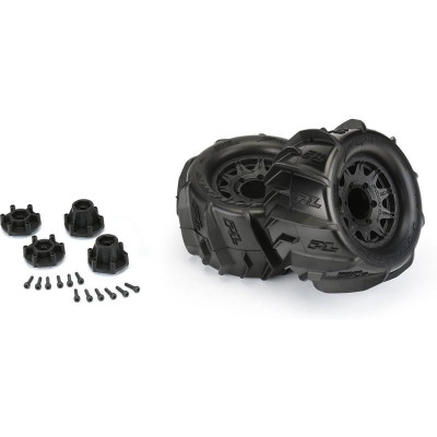 Pro-Line kolo 2.8", pneu Dumont, disk Raid H12 černý (2)