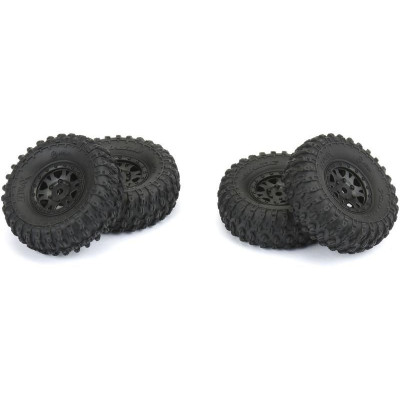 Pro-Line kolo 1:24, pneu Hyrax, disk Impulse H7 černý (4)