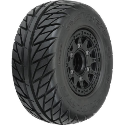 Pro-Line kolo 2.2/3.0", pneu Street Fighter, disk Raid H12 černý (2)