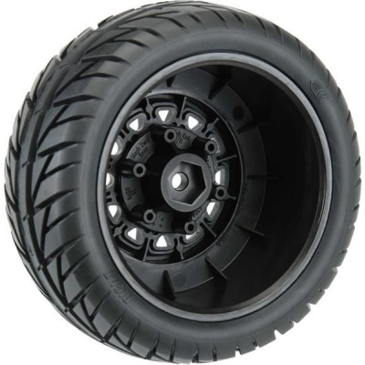 Pro-Line kolo 2.2/3.0", pneu Street Fighter, disk Raid H12 černý (2)