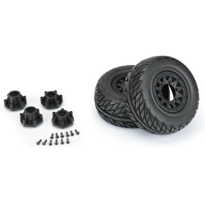 Pro-Line kolo 2.2/3.0", pneu Street Fighter, disk Raid H12 černý (2)