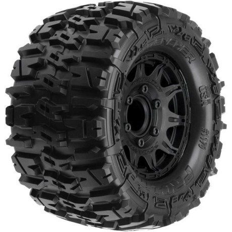 Pro-Line kolo 2.8", pneu Trencher, disk Raid H12 černý (2)