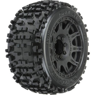 Pro-Line kolo 3.8", pneu Badlands, disk Raid H17 černý (2)