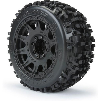 Pro-Line kolo 3.8", pneu Badlands, disk Raid H17 černý (2)
