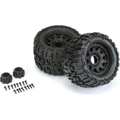 Pro-Line kolo 3.8", pneu Trencher X, disk Raid H17 černý (2)