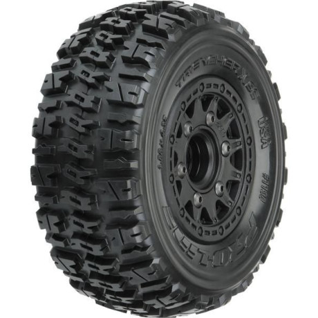 Pro-Line kolo 2.2/3.0", pneu Trencher X, disk Raid H12 černý (2)