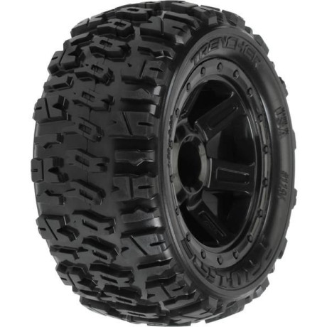 Pro-Line kolo 2.2", pneu Trencher M2, disk Desperado H12 černý (2)