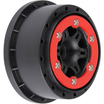 Pro-Line disk 2.2/3.0" Split Six zadní H12 červeno-černý (2)