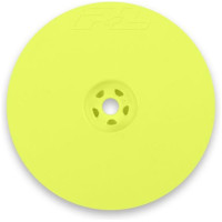 Kerekek Velocity Buggy - hátsó, RC modell autókhoz 1:10. Szín sárga. A hordozó hatszögletű 12 mm.