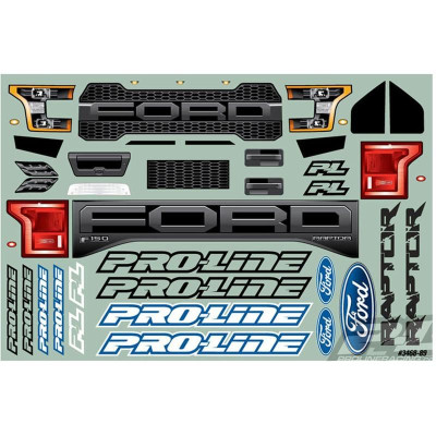Pro-Line karosérie 1:8 Ford F-150 Raptor 2017 (Monster Truck)