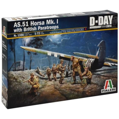 Model Kit letadlo 1356 - AS.51 HORSA Mk.I/II & British Paratr. (1:72)