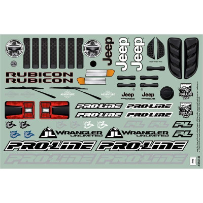 Pro-Line karosérie 1:10 Jeep Wrangler JL Unlimited Rubicon (Crawler 313mm)