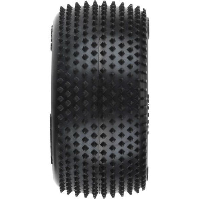 Pro-Line kolo 1:18, pneu Prism Carpet zadní, disk H8 žlutý (2) (Losi Mini-B)