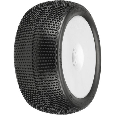 Pro-Line kolo 4.0", pneu Buck Shot S3, disk Zero Offset H17 bílý (2)