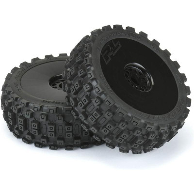Pro-Line kolo 3.3", pneu Badlands MX M2 Buggy, disk H17 černý (2)
