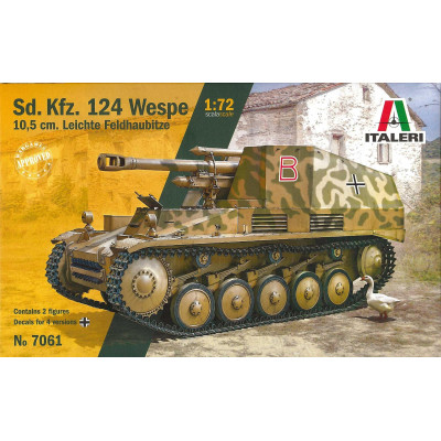 Model Kit military 7061 - Sd.Kfz.124 Wespe 10.5 cm. Leichte Feldhaubitze (1:72)