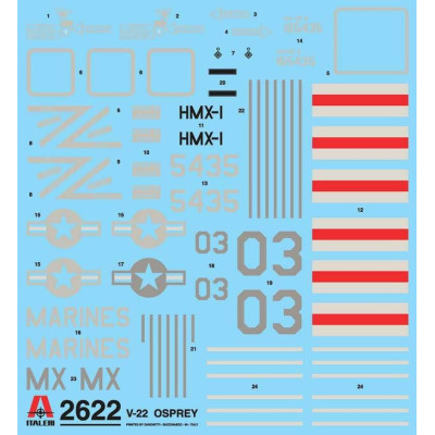 Model Kit letadlo 2622 - V-22 OSPREY (1:48)