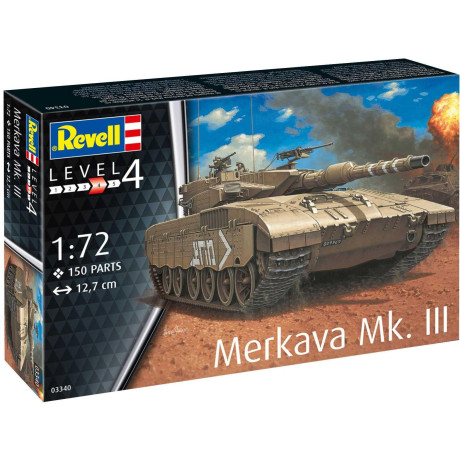 Plastic ModelKit tank 03340 - Merkava Mk.III (1:72)
