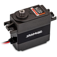 Standard méretű digitális szervó 1:10 RC autómodellekhez, Traxxas 2275, vízálló, félig alumínium test, nyomaték 35 kg.cm @ 7,4V és sebesség 0,16 s/60° @ 7,4V. 41x20x44.5mm, súly 68g. 25T milliszekundum