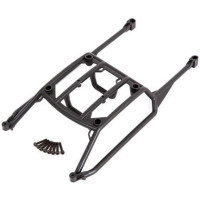 Pótalkatrész RC modellautóhoz Traxxas Sledge. Traxxas központi karosszériatartó, 3x16 CS csavarokkal (8 db).