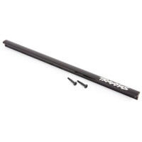 Tuning alkatrész a Traxxas Sledge RC modellautóhoz. Traxxas alumínium központi merevítő fekete eloxált.